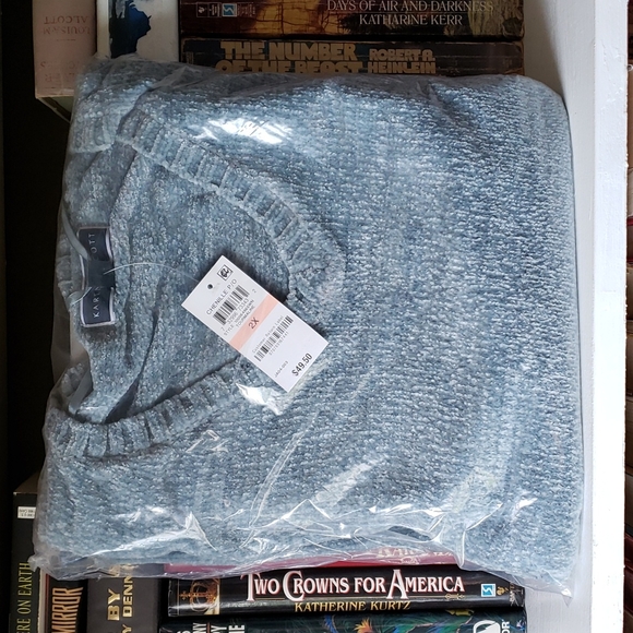 Karen Scott Sweaters - Karen Scott Chenille Pull Over